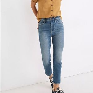 Madewell Curvy Stovepipe jeans